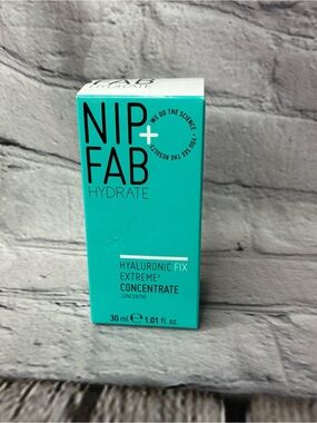 Nip + Fab Hyaluronic Fix Extreme4 Concentrate 1.01 fl oz NIB Skincare Face Serum